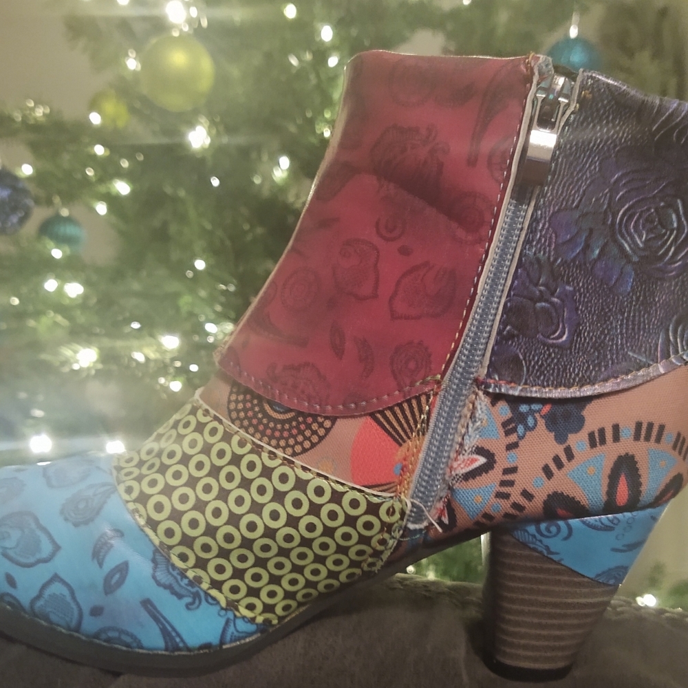 Multi Color/ Pattern Ankle Boots - image 4
